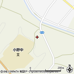 福島県田村郡小野町谷津作和久周辺の地図