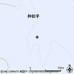 福島県岩瀬郡天栄村牧之内供達場周辺の地図