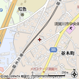 福島県須賀川市並木町132周辺の地図