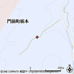 石川県輪島市門前町栃木（タ）周辺の地図