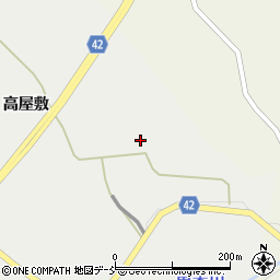 福島県田村郡小野町菖蒲谷北ノ内周辺の地図