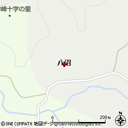 福島県須賀川市小倉八沼周辺の地図