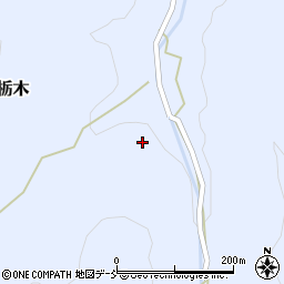 石川県輪島市門前町栃木レ周辺の地図