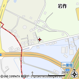 福島県須賀川市岩作93周辺の地図