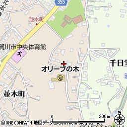 福島県須賀川市並木町169周辺の地図