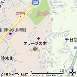 福島県須賀川市並木町170周辺の地図