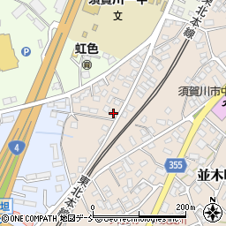 福島県須賀川市並木町115周辺の地図