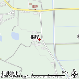 福島県須賀川市和田根岸周辺の地図