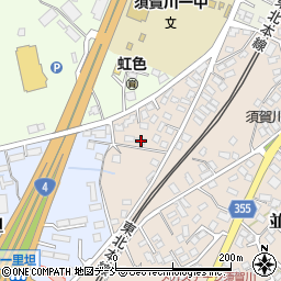 福島県須賀川市並木町121周辺の地図