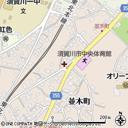福島県須賀川市並木町76周辺の地図