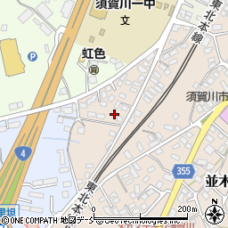 福島県須賀川市並木町119周辺の地図
