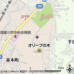 福島県須賀川市並木町165周辺の地図
