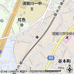 福島県須賀川市並木町102周辺の地図