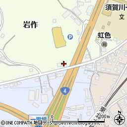 福島県須賀川市岩作39周辺の地図