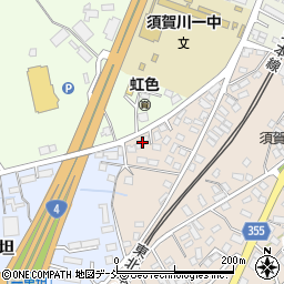 福島県須賀川市並木町117周辺の地図
