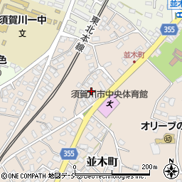 福島県須賀川市並木町61周辺の地図
