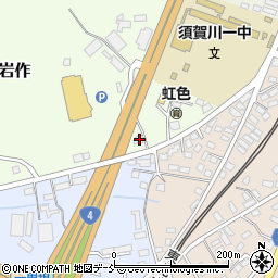 福島県須賀川市岩作7周辺の地図