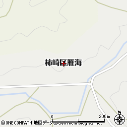 新潟県上越市柿崎区雁海周辺の地図