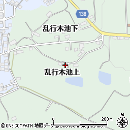 福島県須賀川市和田乱行木池上周辺の地図
