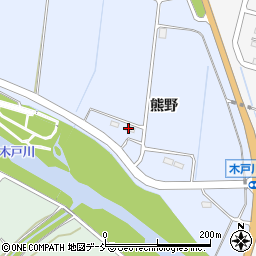 福島県楢葉町（双葉郡）大谷（熊野）周辺の地図