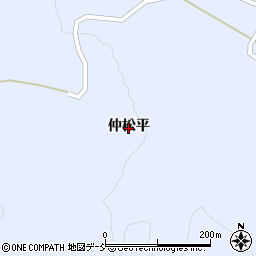 福島県天栄村（岩瀬郡）牧之内（仲松平）周辺の地図