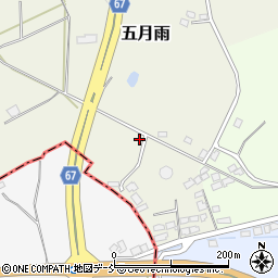 福島県須賀川市五月雨109周辺の地図