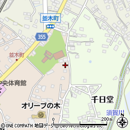 福島県須賀川市並木町156周辺の地図