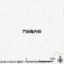石川県輪島市門前町内保周辺の地図