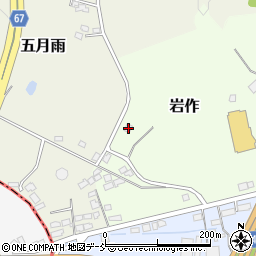 福島県須賀川市岩作57周辺の地図