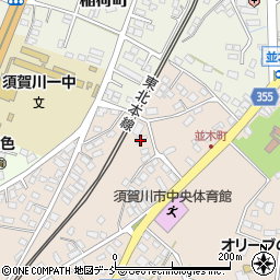 福島県須賀川市並木町44周辺の地図
