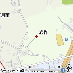 福島県須賀川市岩作55周辺の地図