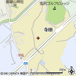 福島県須賀川市寺田周辺の地図