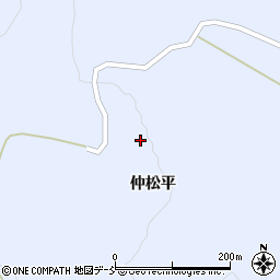 福島県天栄村（岩瀬郡）牧之内（隨業）周辺の地図