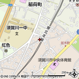 福島県須賀川市並木町90周辺の地図