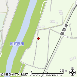 福島県須賀川市下小山田沖周辺の地図