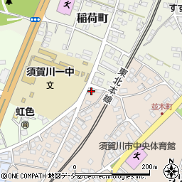 福島県須賀川市並木町89周辺の地図