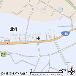 福島県須賀川市木之崎北作58周辺の地図