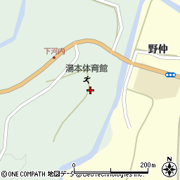 福島県岩瀬郡天栄村湯本関場周辺の地図