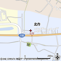 福島県須賀川市木之崎北作5周辺の地図