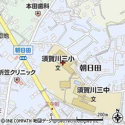 須賀川市立第三小学校周辺の地図
