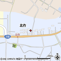 福島県須賀川市木之崎北作33周辺の地図