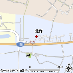 福島県須賀川市木之崎北作2周辺の地図