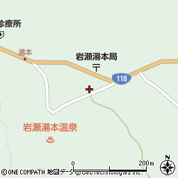 福島県岩瀬郡天栄村湯本中田1周辺の地図
