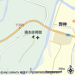 天栄村　高齢者コミュニティセンター周辺の地図