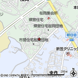 福島県須賀川市桜岡103周辺の地図
