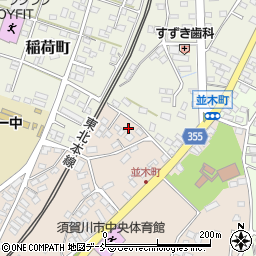 福島県須賀川市並木町14周辺の地図