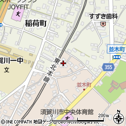 福島県須賀川市並木町13周辺の地図