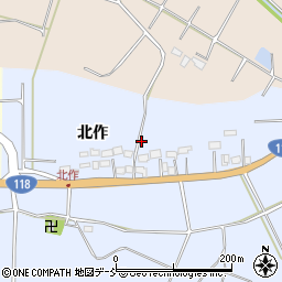 福島県須賀川市木之崎北作38周辺の地図