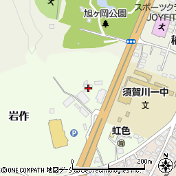 福島県須賀川市岩作17周辺の地図