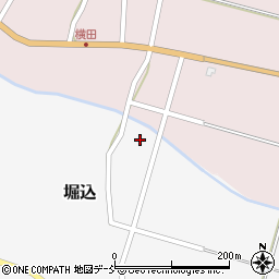 福島県須賀川市堀込染地田周辺の地図